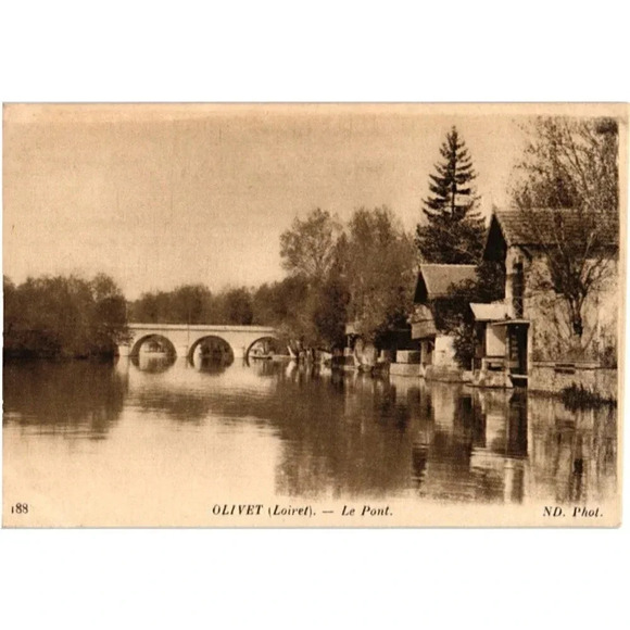 1910- OLIVET (Loiret). Le Pont- Olivet, France Postcard - Picture 1 of 2